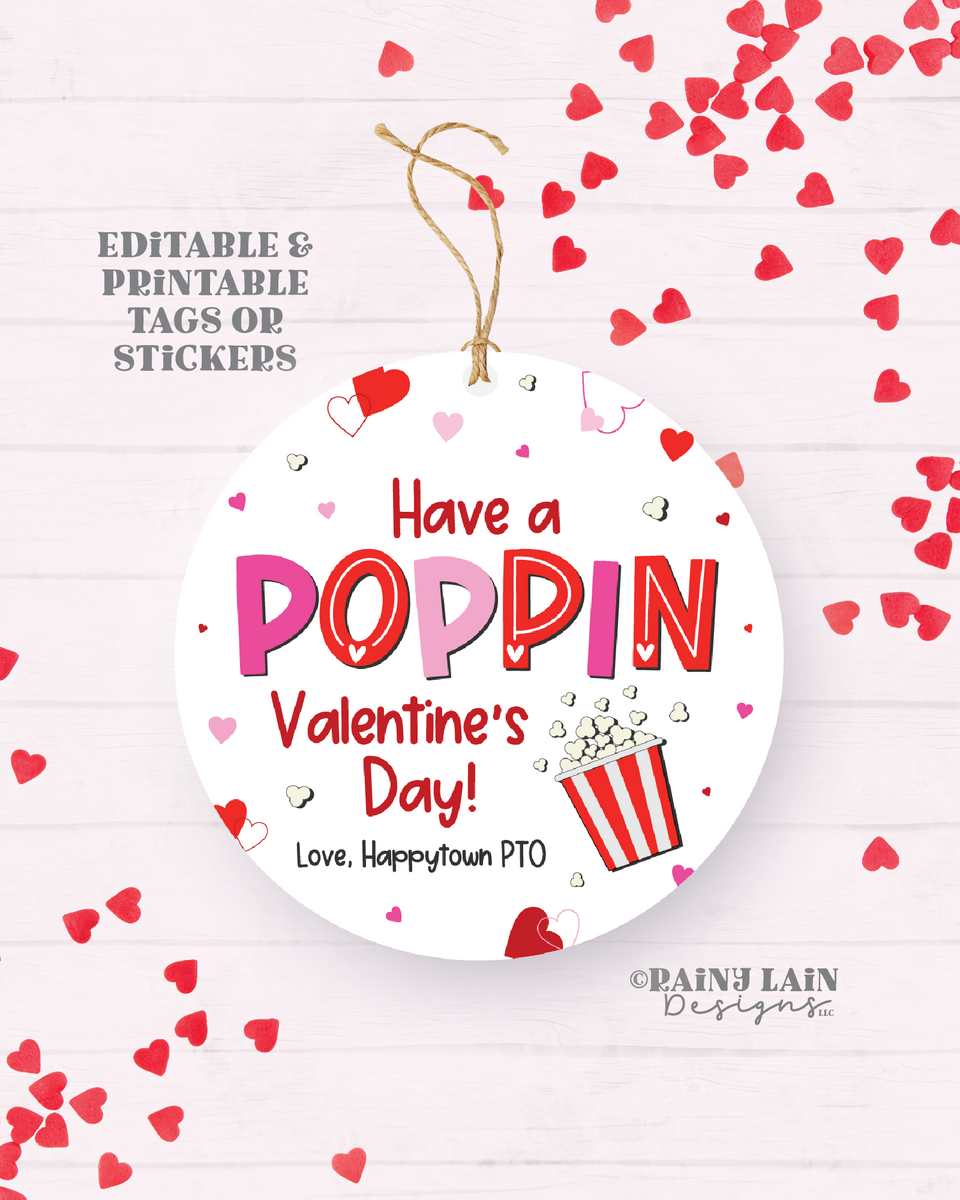 Poppin Valentine's Day Tags, Poppin Valentine Sticker, Popcorn Sticker – Rainy Lain Designs LLC poppin-valentine-s-day-tags-poppin-valentine-sticker-popcorn-sticker-rainy-lain-designs-llc