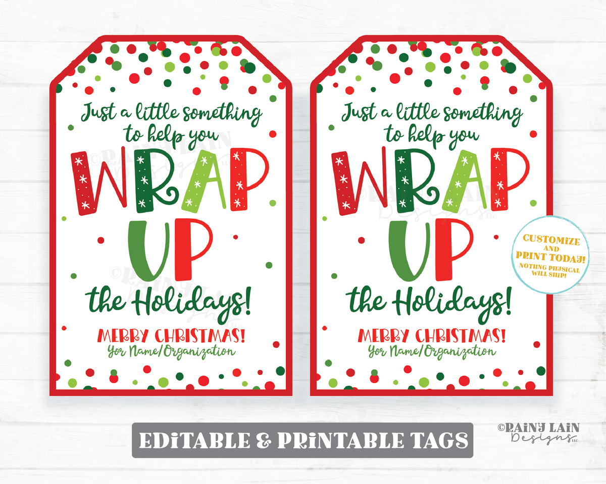   Gift Card - Print Holiday Wrapping (Print at