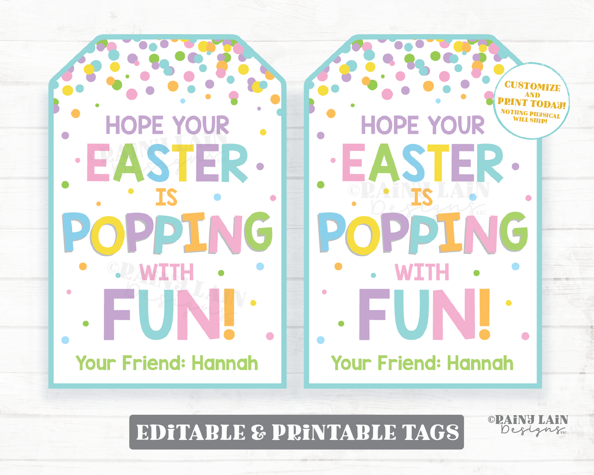 Hope your Easter is Popping with Fun Tags Spring Gift Tags Popcorn Pop – Rainy Lain Designs LLC hope-your-easter-is-popping-with-fun-tags-spring-gift-tags-popcorn-pop-rainy-lain-designs-llc
