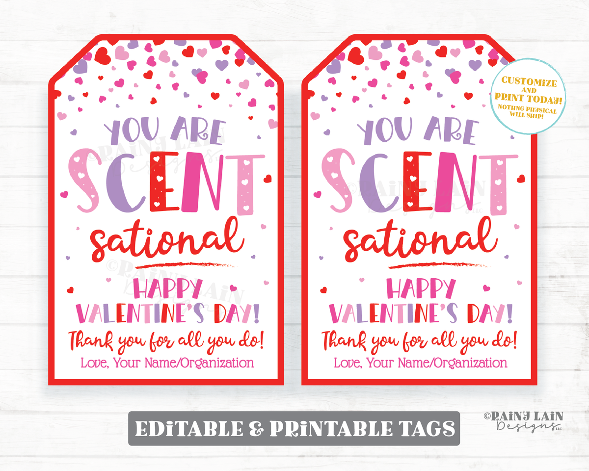 You are Scent-Sational Tag Valentine's Day Staff Appreciation Teacher – Rainy Lain Designs LLC you-are-scent-sational-tag-valentine-s-day-staff-appreciation-teacher-rainy-lain-designs-llc
