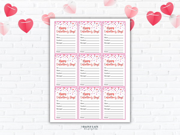 Editable Valentine's Day Candy Gram Fundraiser Flyer Template, Class Kindness Gram Printable