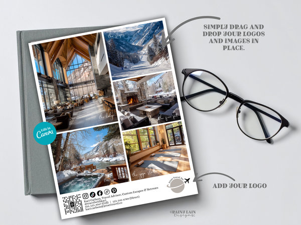Trip Proposal Template, Modern Travel Quote with Photos, Editable in Canva