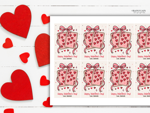 Valentine's Day 67 Tag, Non-Candy Kids Classroom Valentine, Six Seven, Canva Template