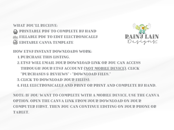 Minor Medical Consent Form, New Patient Form, Babysitter Information, In Case of Emergency
