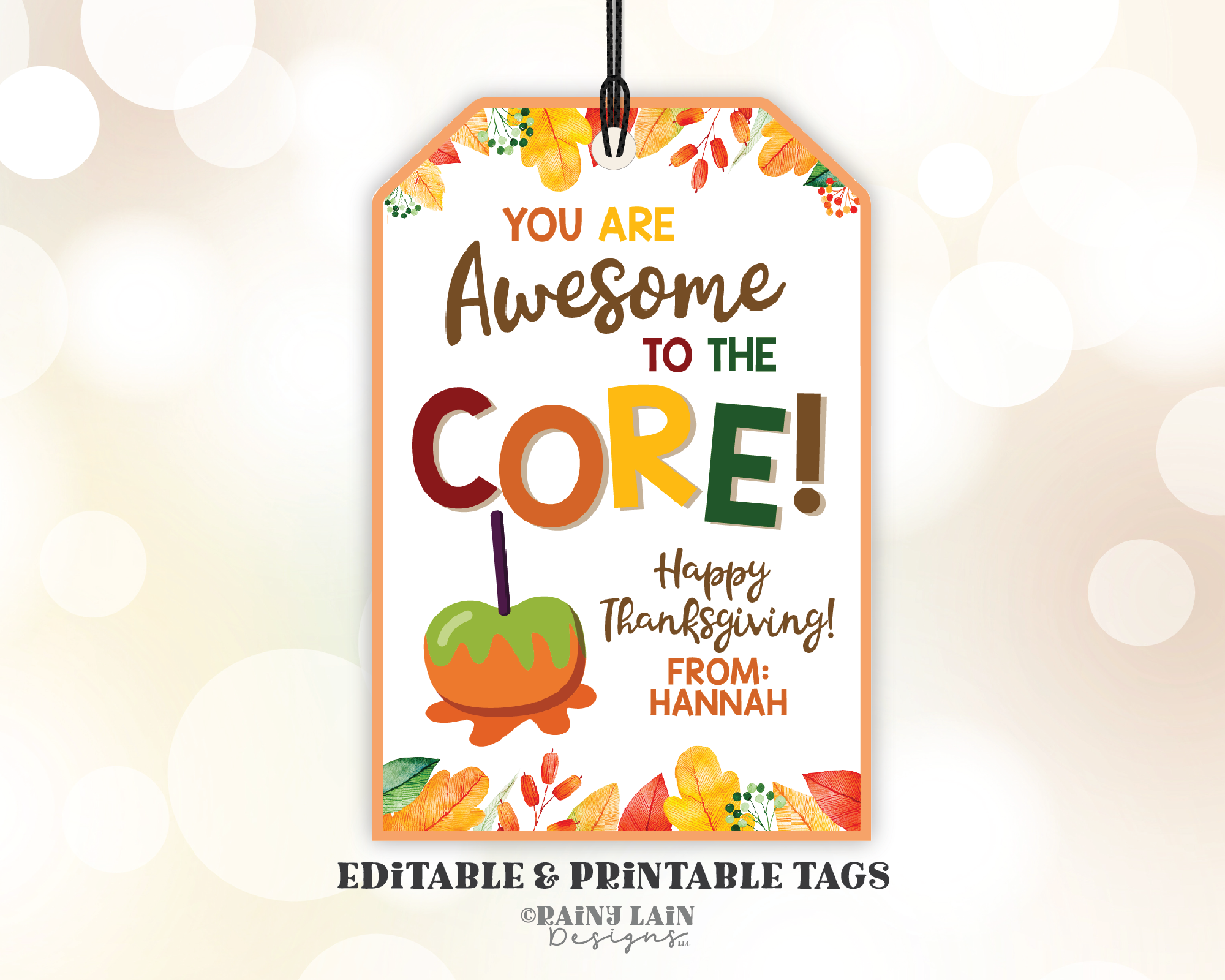 awesome-to-the-core-thanksgiving-tag-candy-apple-caramel-fall-gift-app-rainy-lain-designs-llc