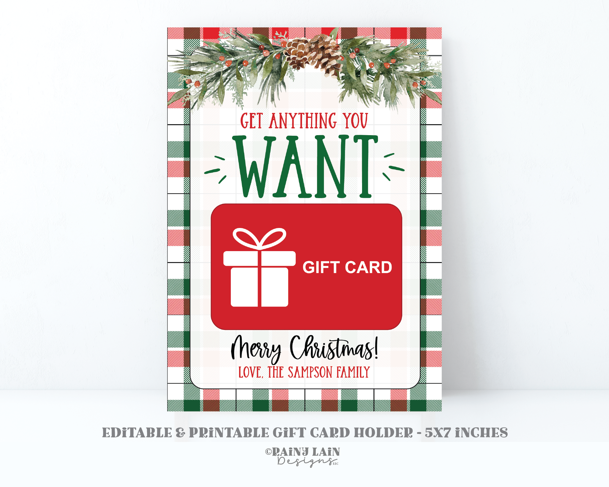 printable-christmas-gift-card-holder-last-minute-niece-nephew-teacher-rainy-lain-designs-llc for Free Printable Christmas Gift Card Holder Printable Christmas Gift Card Holder, Last Minute Niece Nephew Teacher – Rainy Lain Designs LLC for Free Printable Christmas Gift Card Holder