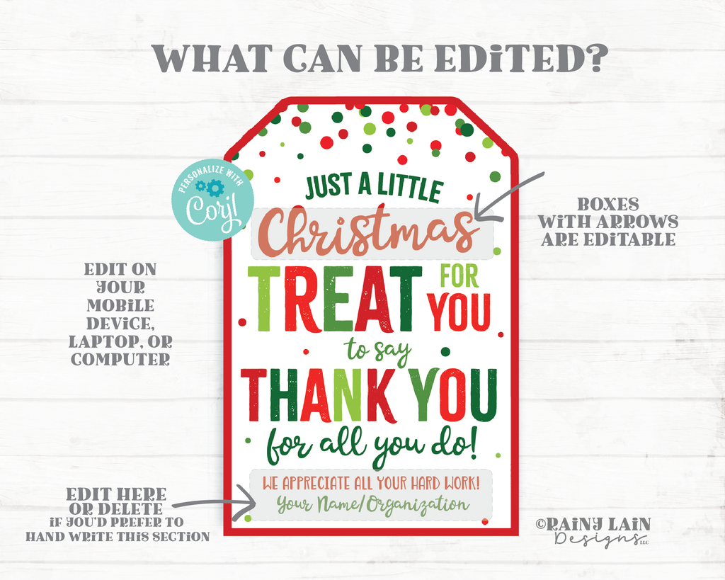 christmastreatforyou red image christmas treat for you to say thank you for all you do