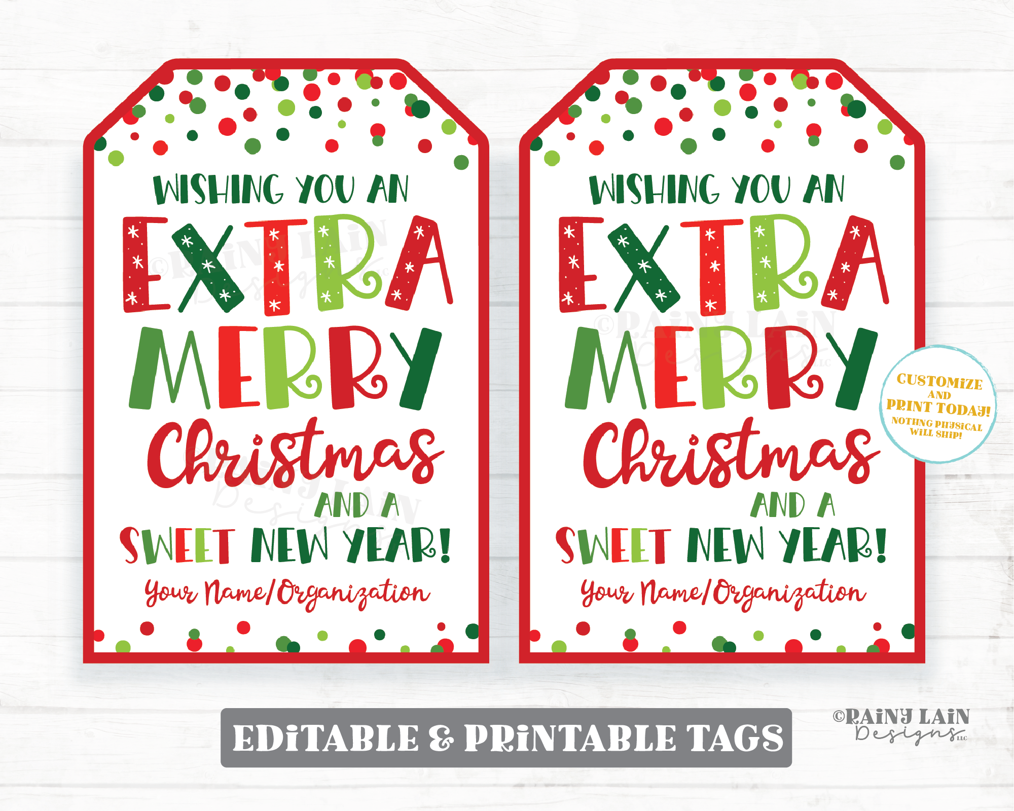 extra-merry-christmas-tag-sweet-new-year-party-favor-tag-gum-printable-rainy-lain-designs-llc for Free Printable Christmas Tags For Teachers Extra Merry Christmas Tag Sweet New Year Party Favor Tag Gum Printable – Rainy Lain Designs LLC for Free Printable Christmas Tags For Teachers