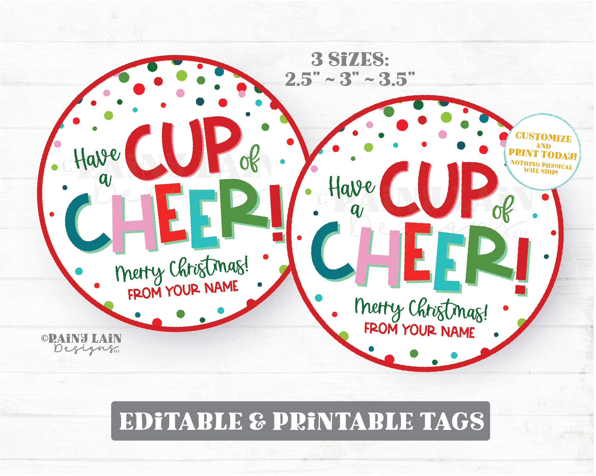Have A Cup Of Cheer Free Printable Have A Cup Of Cheer Free Printable