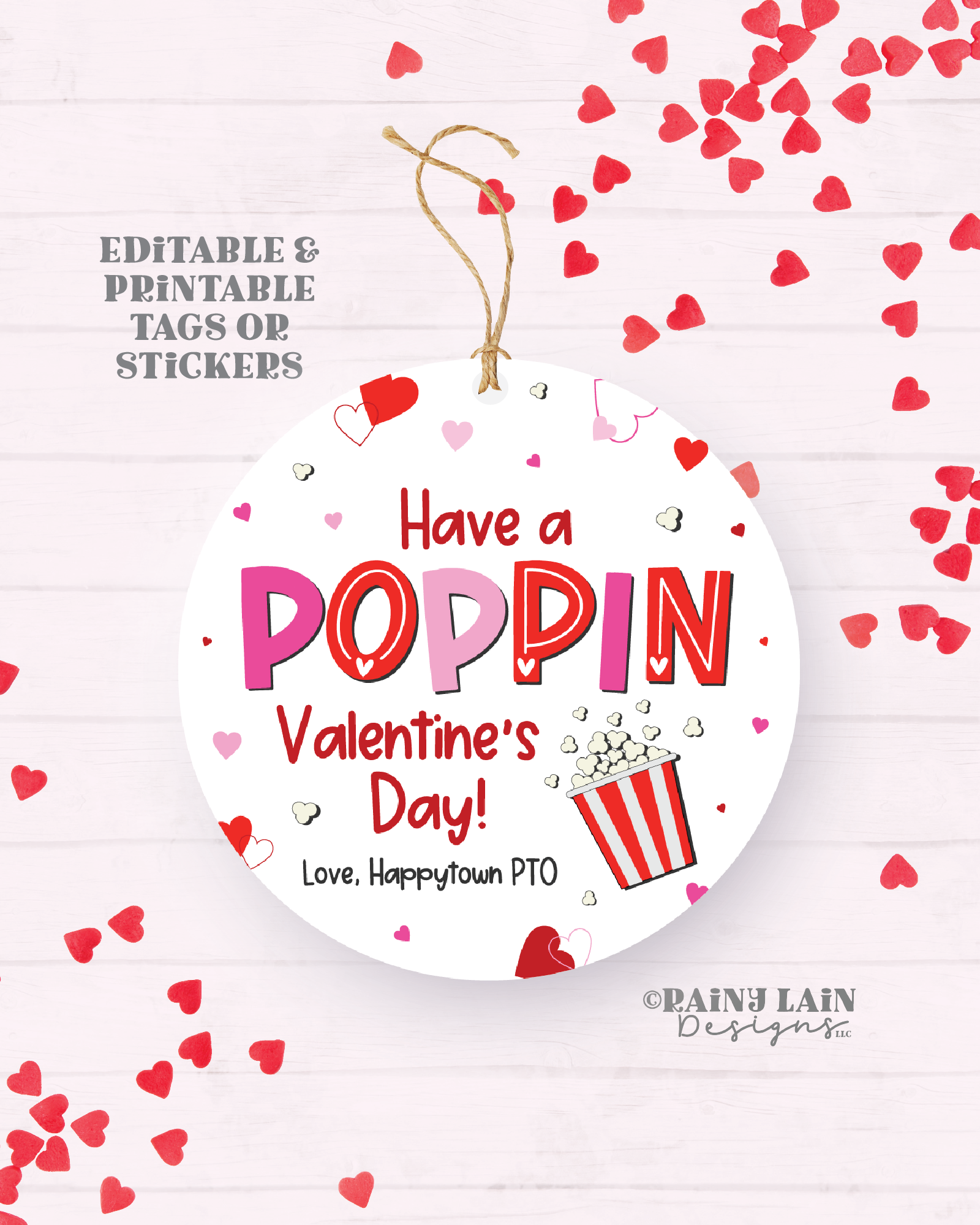poppin-valentine-s-day-tags-poppin-valentine-sticker-popcorn-sticker-rainy-lain-designs-llc for Free Printable Valentine Stickers Printable Poppin Valentine's Day Tags, Poppin Valentine Sticker, Popcorn Sticker – Rainy Lain Designs LLC for Free Printable Valentine Stickers Printable