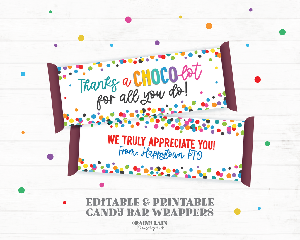 printable-candy-bar-wrapper-thanks-a-choco-lot-teacher-appreciation-rainy-lain-designs-llc for Free Candy Wrapper Templates Printables Printable Candy Bar Wrapper, Thanks a Choco-lot, Teacher Appreciation – Rainy Lain Designs LLC for Free Candy Wrapper Templates Printables