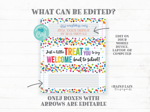 Teacher Candy Bar Wrapper Printable, Back to School Chocolate Bar Wrapper, First Day of School, Downloadable Gifts from PTO