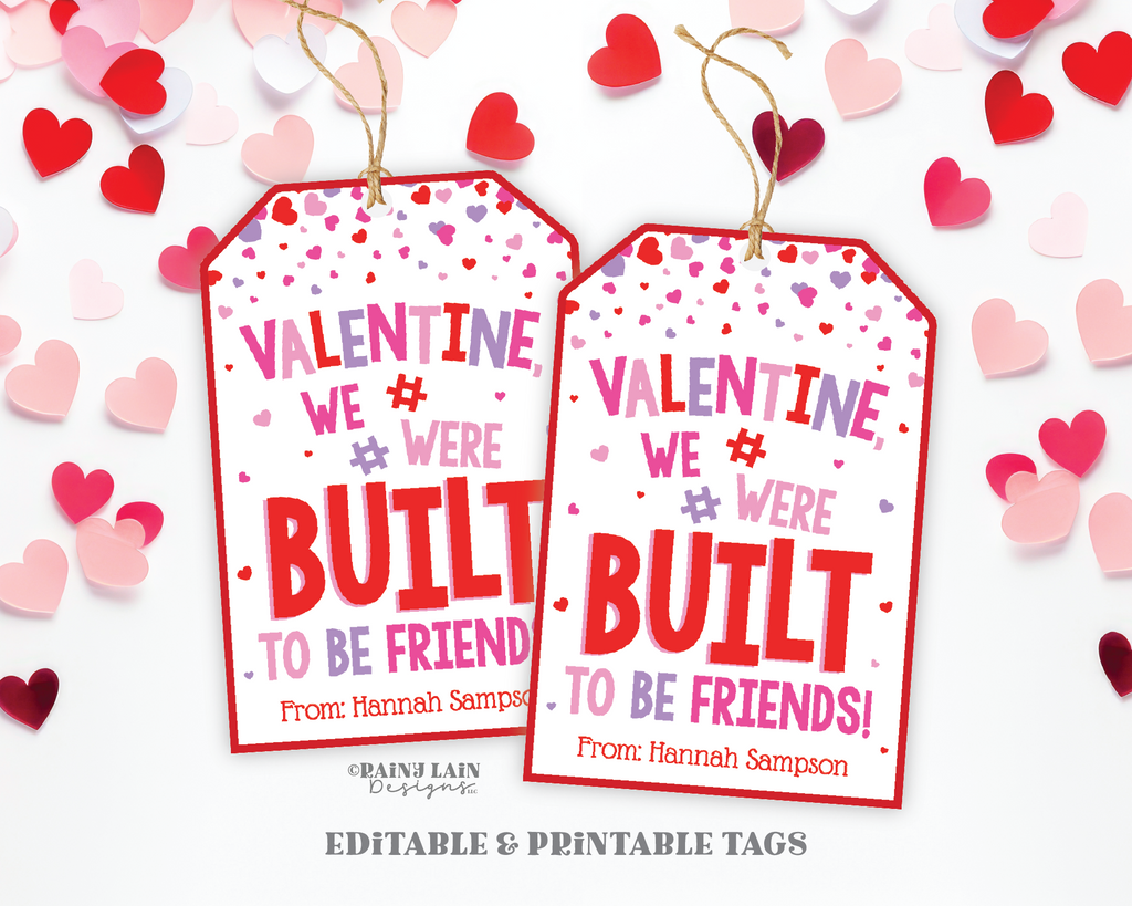 valentine builttobefriend redpink image valentine we were built to be friend tag building blocks puzzle