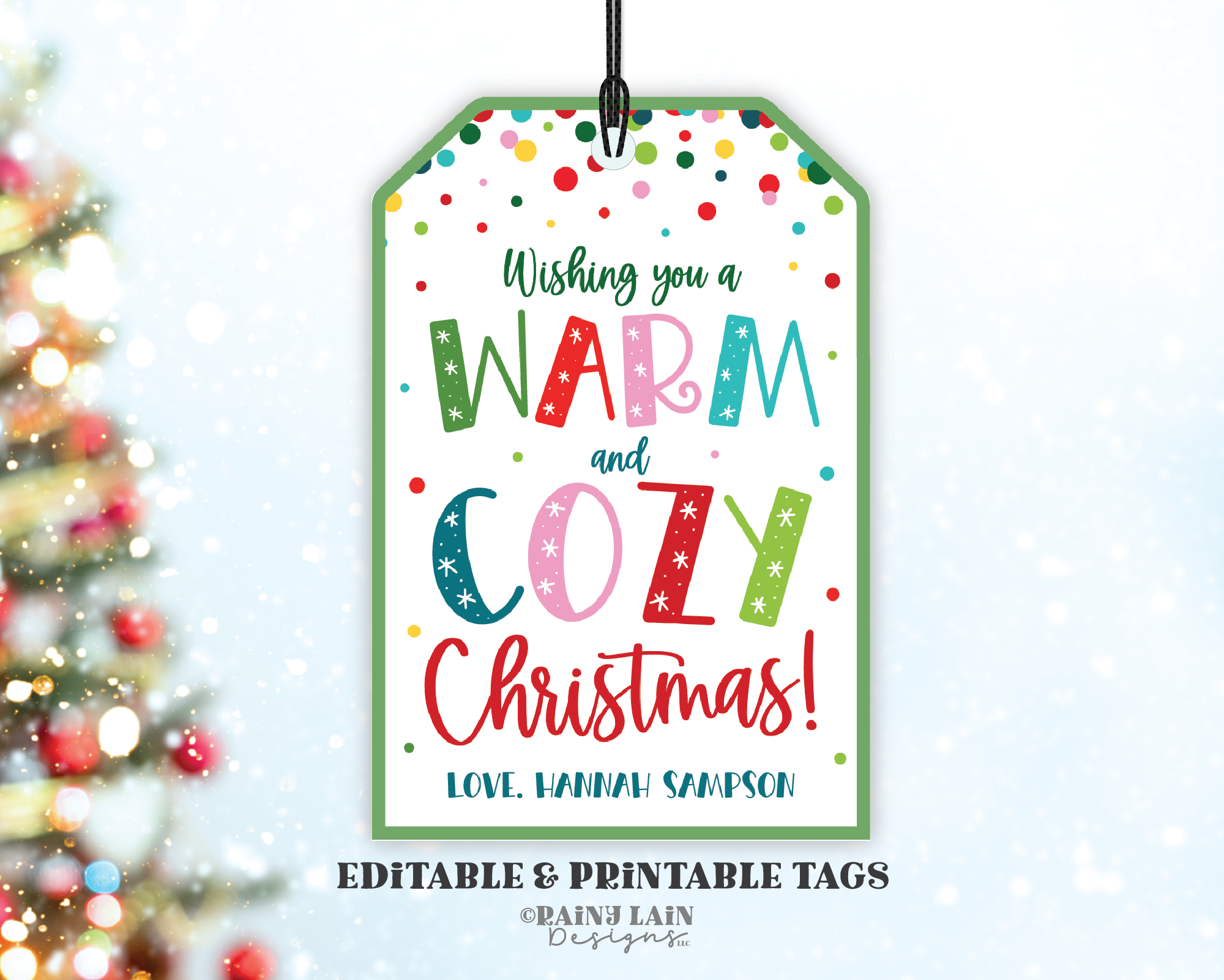 Wishing you a Warm and Cozy Christmas Tag, Editable Holiday Gift Tag, – Rainy Lain Designs LLC wishing-you-a-warm-and-cozy-christmas-tag-editable-holiday-gift-tag-rainy-lain-designs-llc