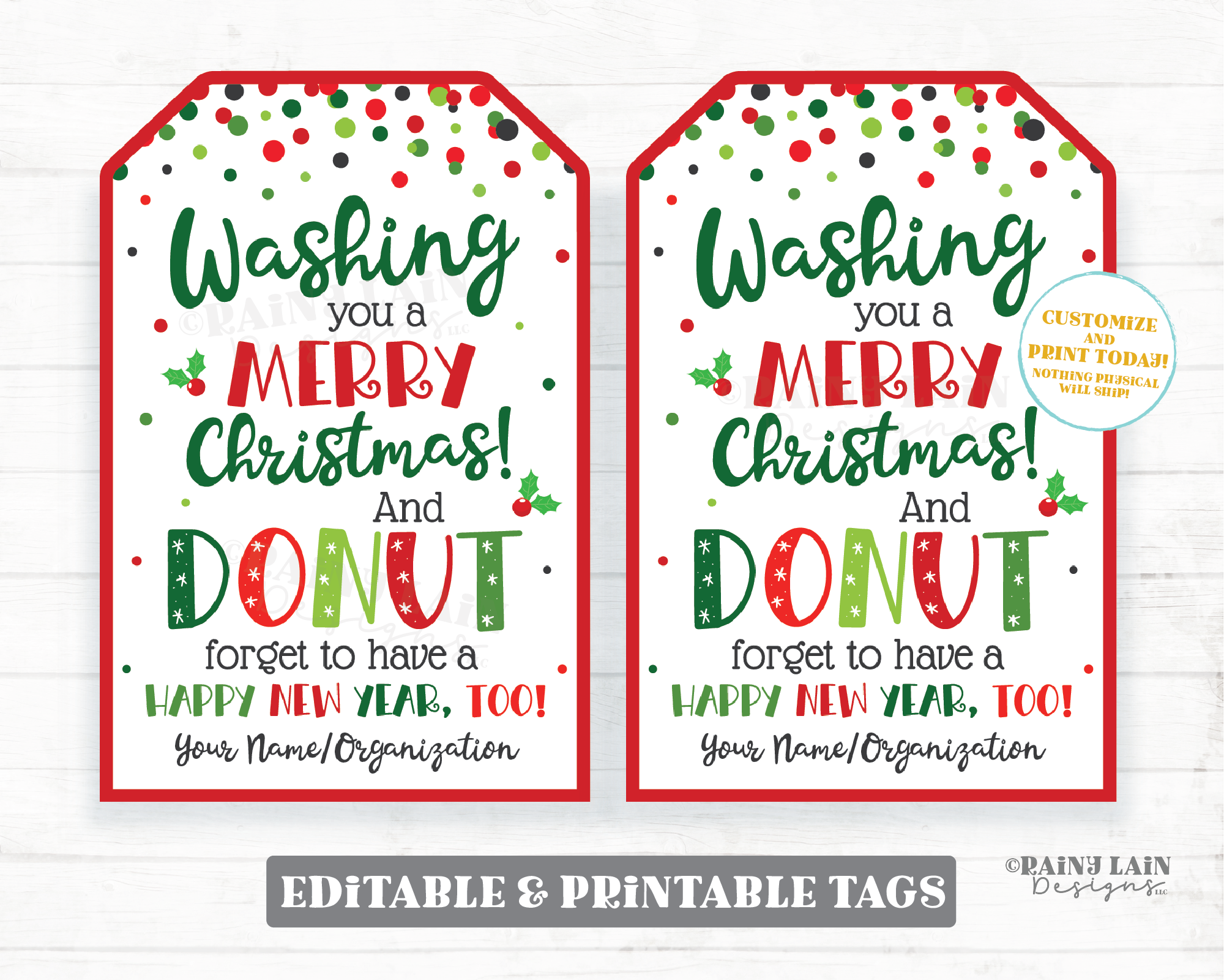 Washing You a Merry Christmas Editable Tag Donut Forget New Year Holid – Rainy Lain Designs LLC washing-you-a-merry-christmas-editable-tag-donut-forget-new-year-holid-rainy-lain-designs-llc