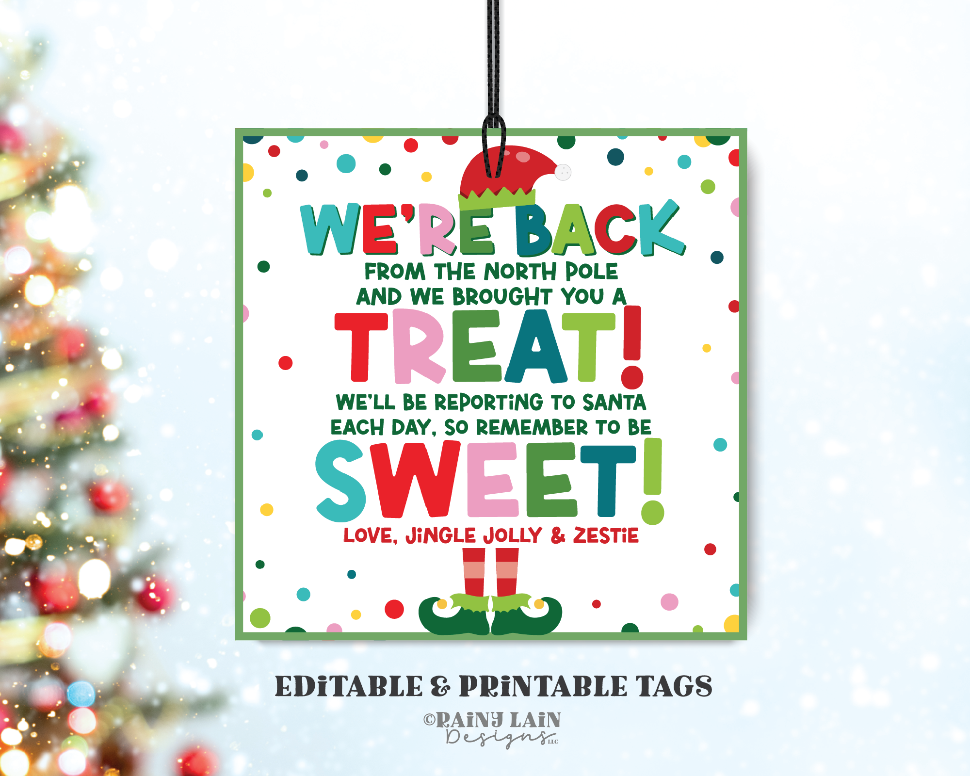 editable-elf-we-re-back-treat-tag-christmas-elf-tradition-i-m-back-rainy-lain-designs-llc for Free Printable Elf Gift Tags Editable Elf We're Back Treat Tag, Christmas Elf Tradition, I'm Back, – Rainy Lain Designs LLC for Free Printable Elf Gift Tags