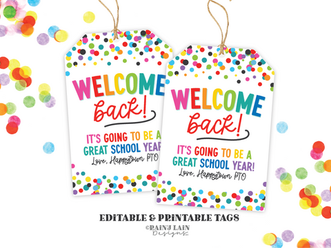 First day of School Teacher Gift Ideas, Welcome Back to the Office, Welcome Back To School Teacher Gift Tag From PTO, Welcome Back to Work
