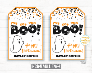 I've Got You BOO tag Happy Halloween Thank you Tags Gifts Tags Appreciation Favor Tags Teacher Staff School Co-Worker Friend Gift Boo Tags