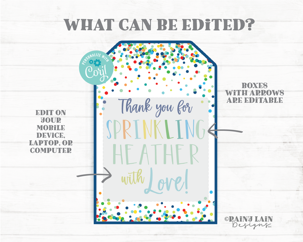 Rainbow Confetti Print Heather Duffel
