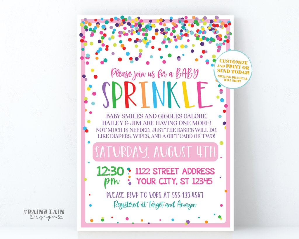 Free baby deals sprinkle invitation templates