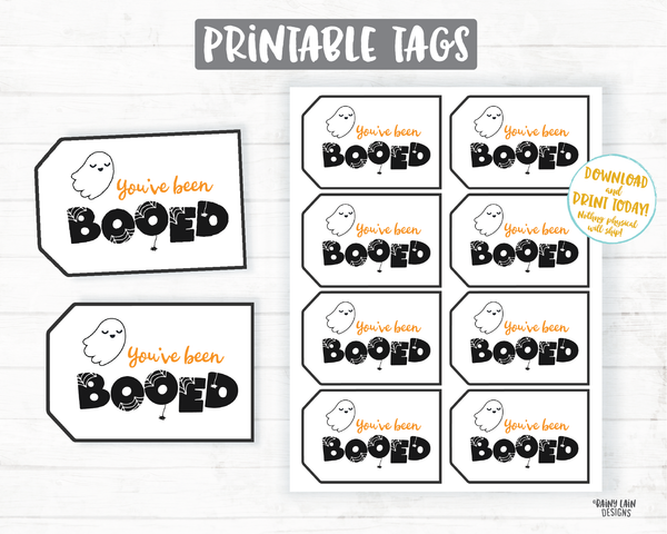 You've Been BOOed Set, BOO Tags, BOOed Instructions, We've been BOOed Sign, Halloween BOOed Printable Set BOOed Neighborhood game BOOed game