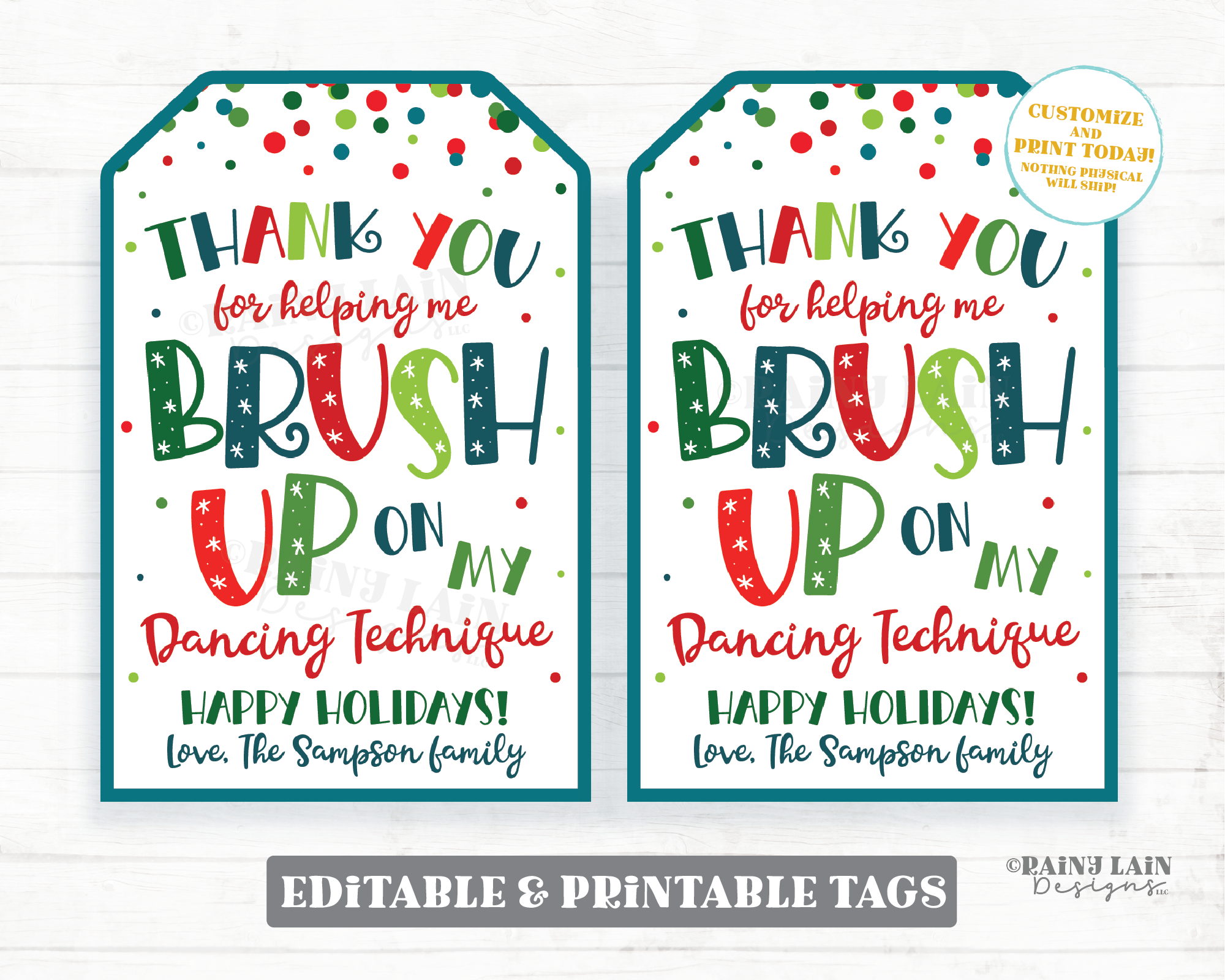 Thanks for helping me Brush Up Tag Holiday Tag Christmas Gift Apprecia – Rainy Lain Designs LLC thanks-for-helping-me-brush-up-tag-holiday-tag-christmas-gift-apprecia-rainy-lain-designs-llc