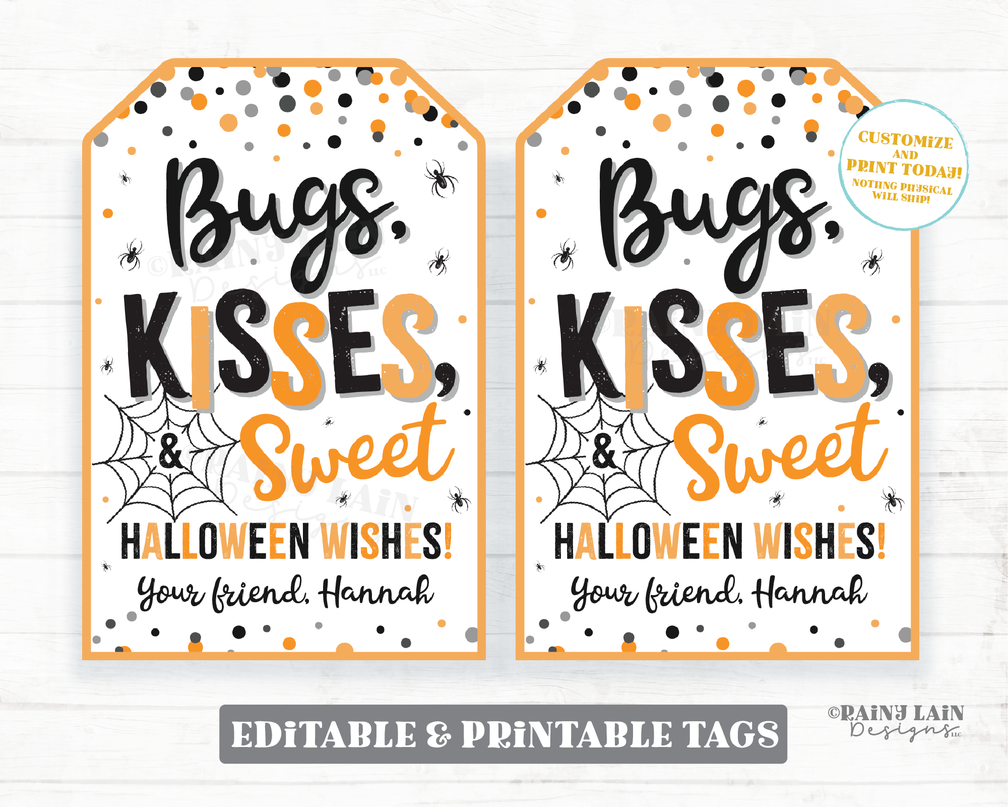 Bugs Kisses Sweet Halloween Wishes Gift Tag Spider Trick or Treat Favo – Rainy Lain Designs LLC bugs-kisses-sweet-halloween-wishes-gift-tag-spider-trick-or-treat-favo-rainy-lain-designs-llc