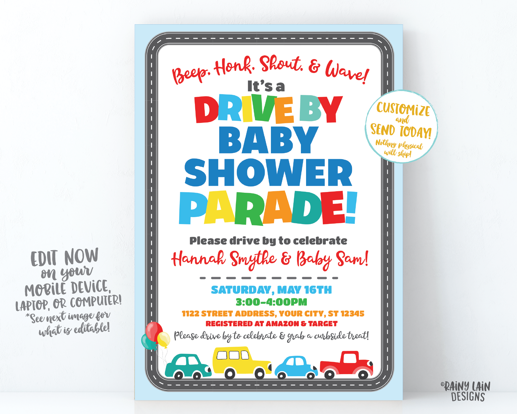 Social distancing baby shower deals