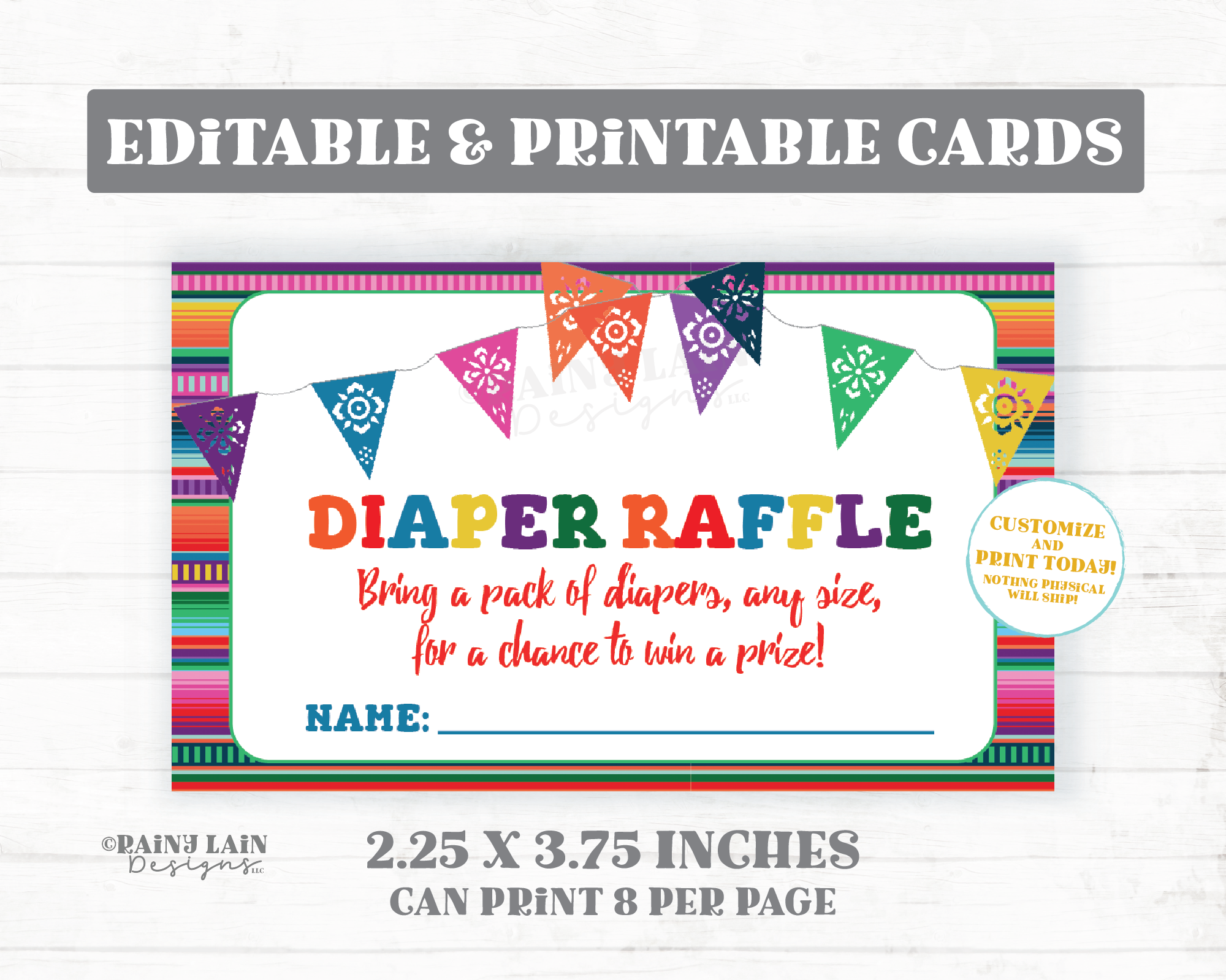 Diaper raffle best sale ideas