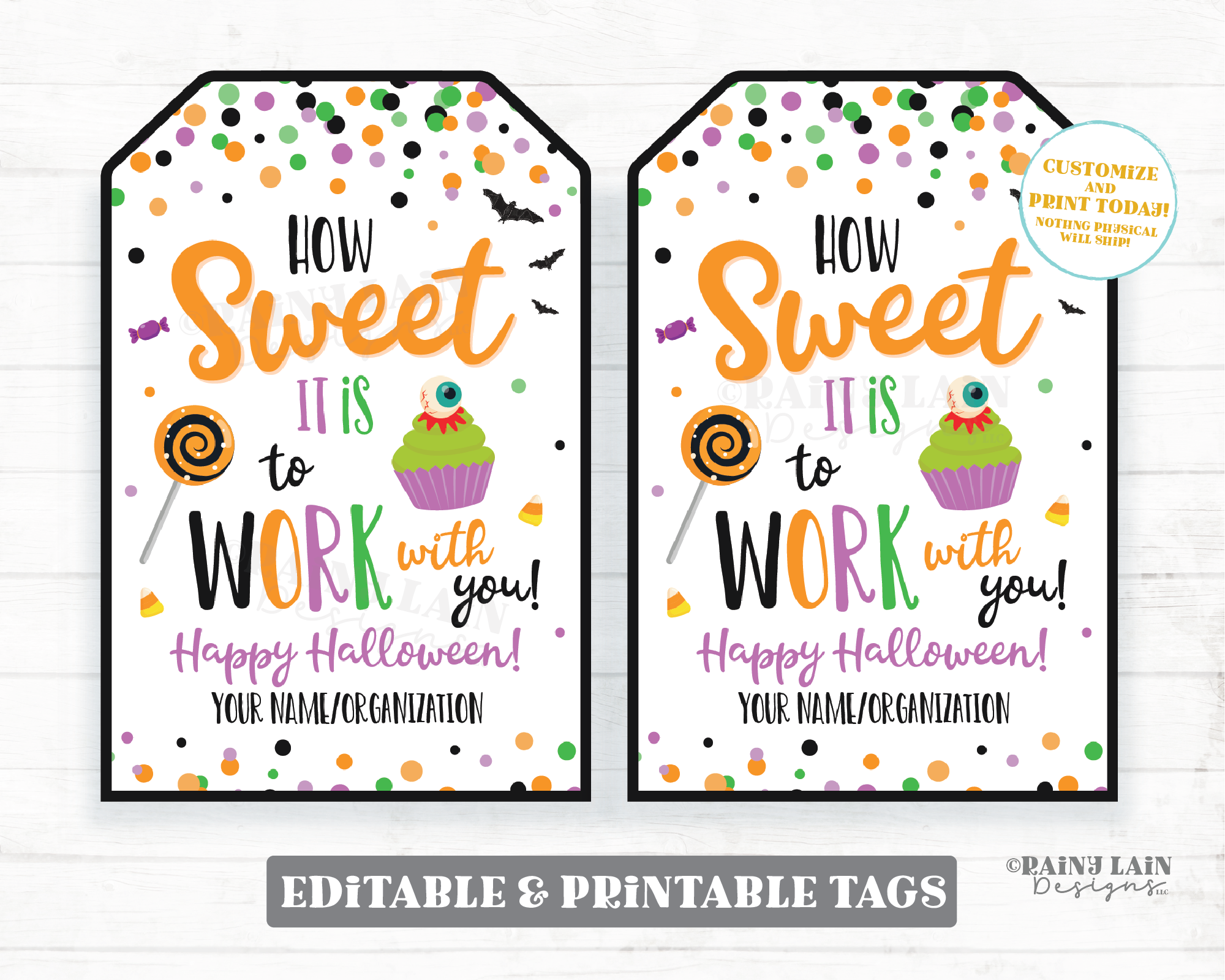 How Sweet it is to Work with you Halloween Gift Tag Staff Appreciation – Rainy Lain Designs LLC how-sweet-it-is-to-work-with-you-halloween-gift-tag-staff-appreciation-rainy-lain-designs-llc