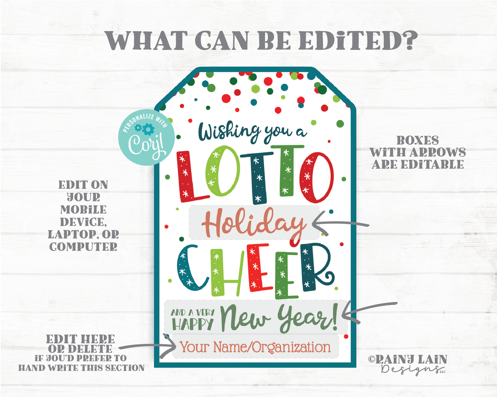Scratch Off Wishes New Year Cards and Invitations