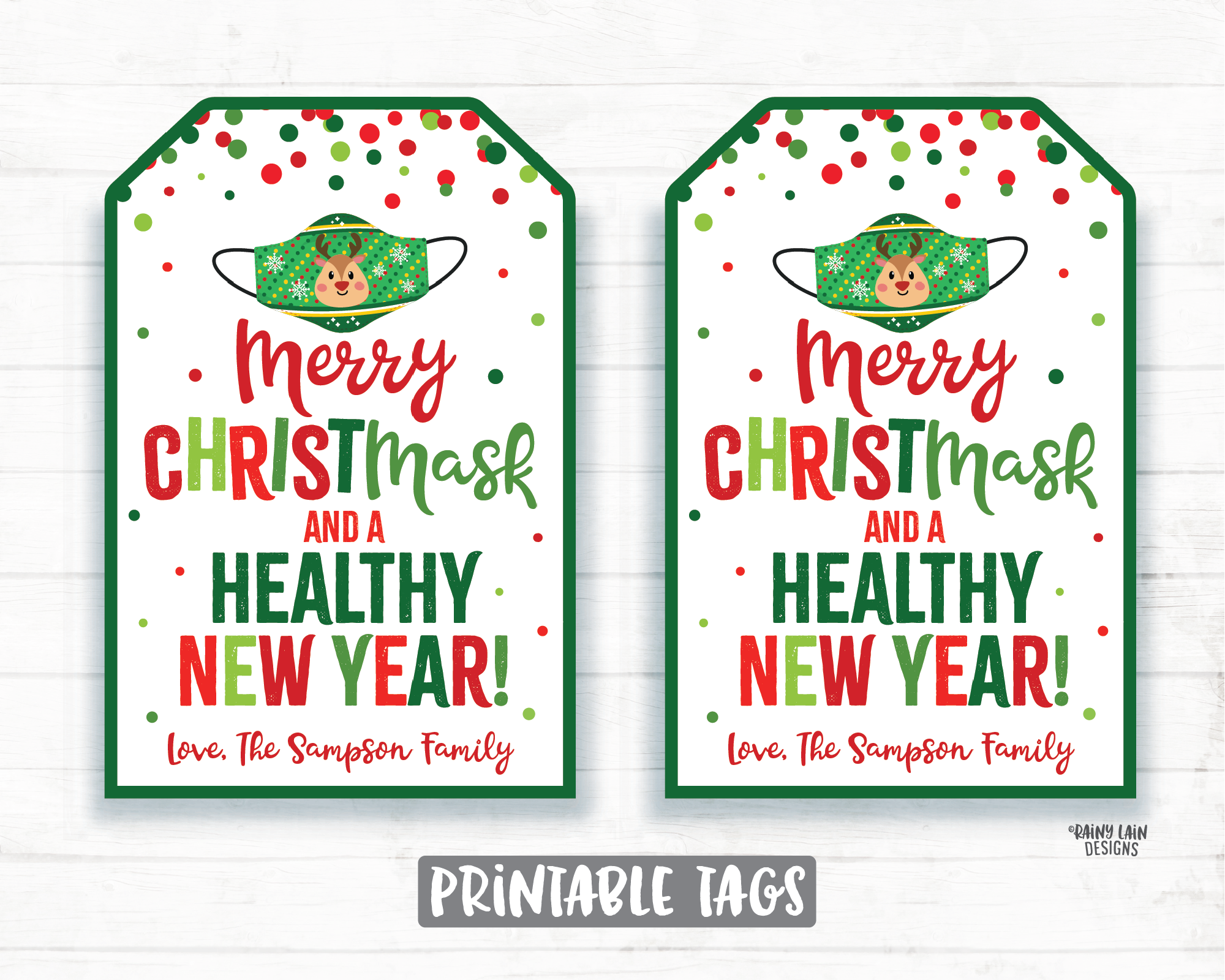 Merry Christmask Face Mask Gift Tag Christmas Tags Employee Appreciation Tag Company Essential Staff Teacher Mask Tag Christ-Mask Favor Tags