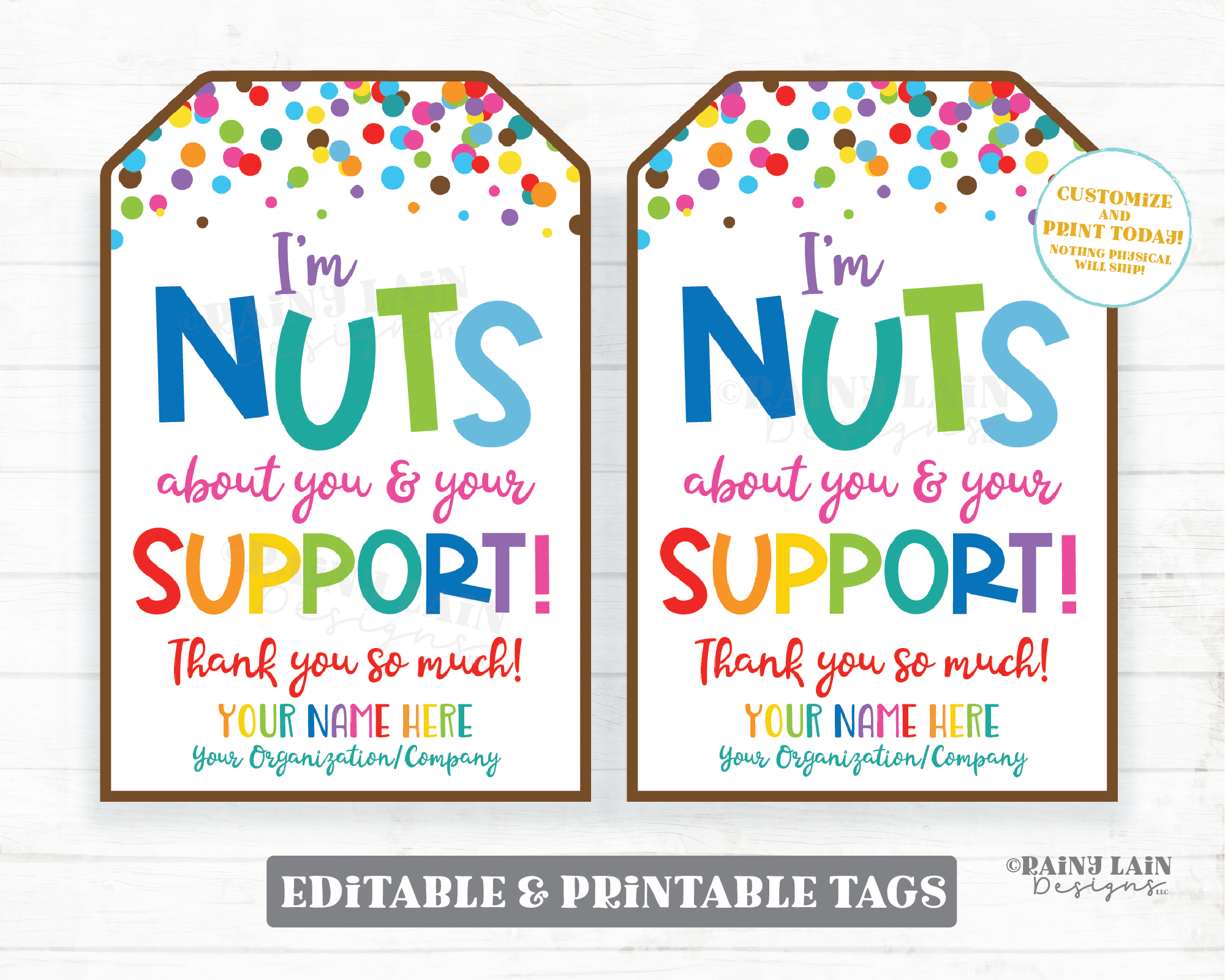 I'm Nuts about You and Your support Tags We're Nuts Fundraiser Thank Y – Rainy Lain Designs LLC i-m-nuts-about-you-and-your-support-tags-we-re-nuts-fundraiser-thank-y-rainy-lain-designs-llc