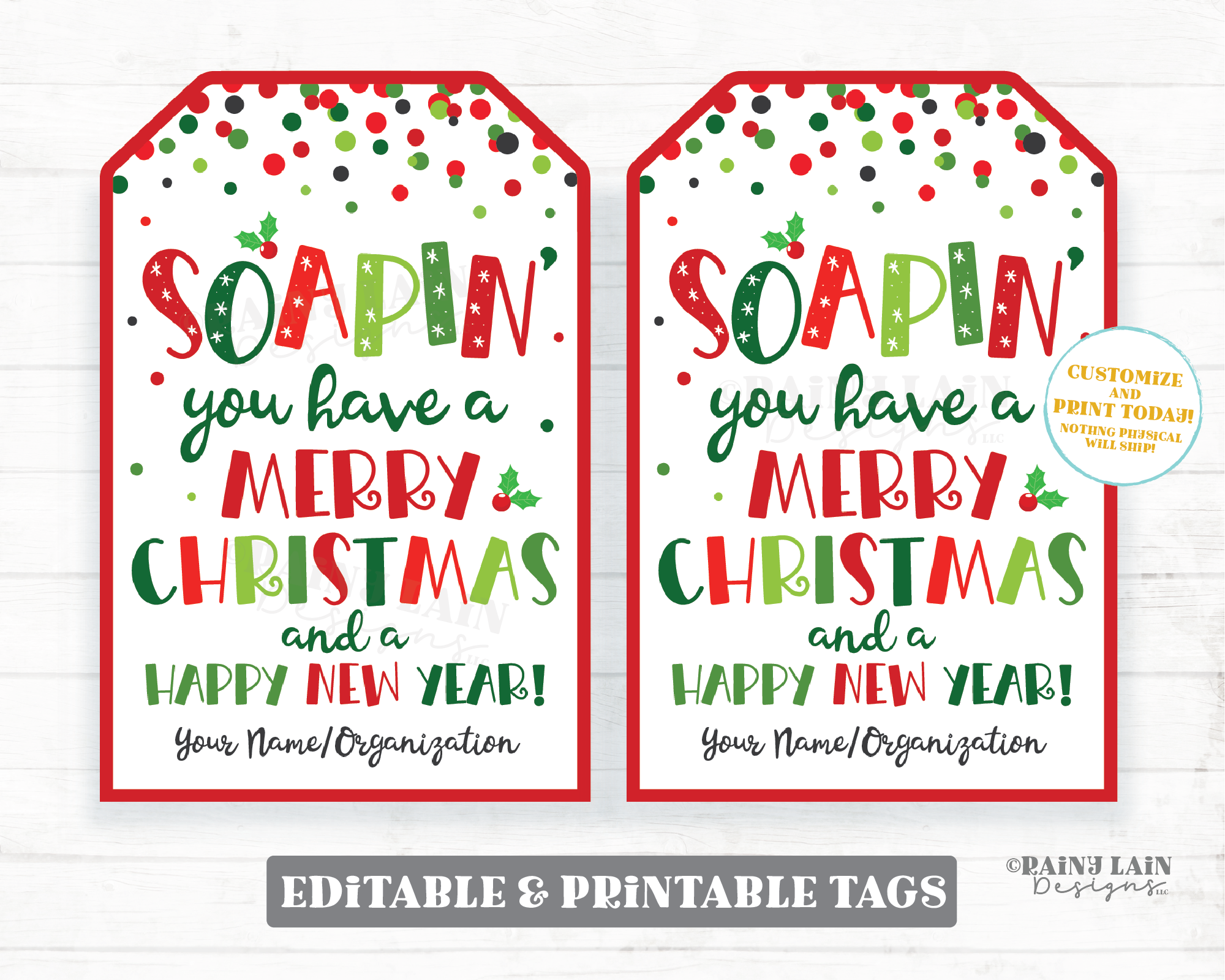 Soapin you have a Merry Christmas Tags Holiday Soap Gift Appreciation Christmas Handmade Staff Teacher Hand Soap Dish Soap Secret Exchange