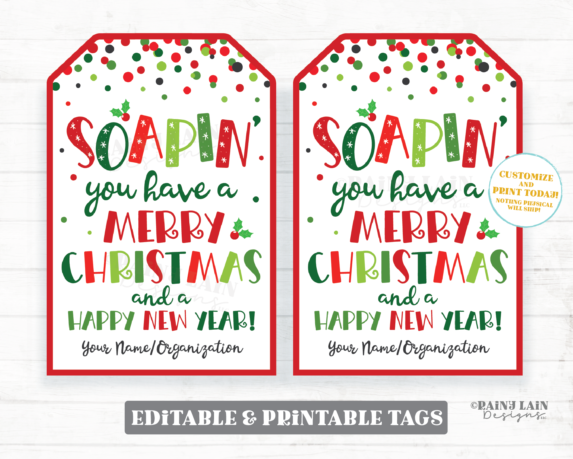 soapinchristmas confetti image soapin you have a merry christmas tags holiday soap gift