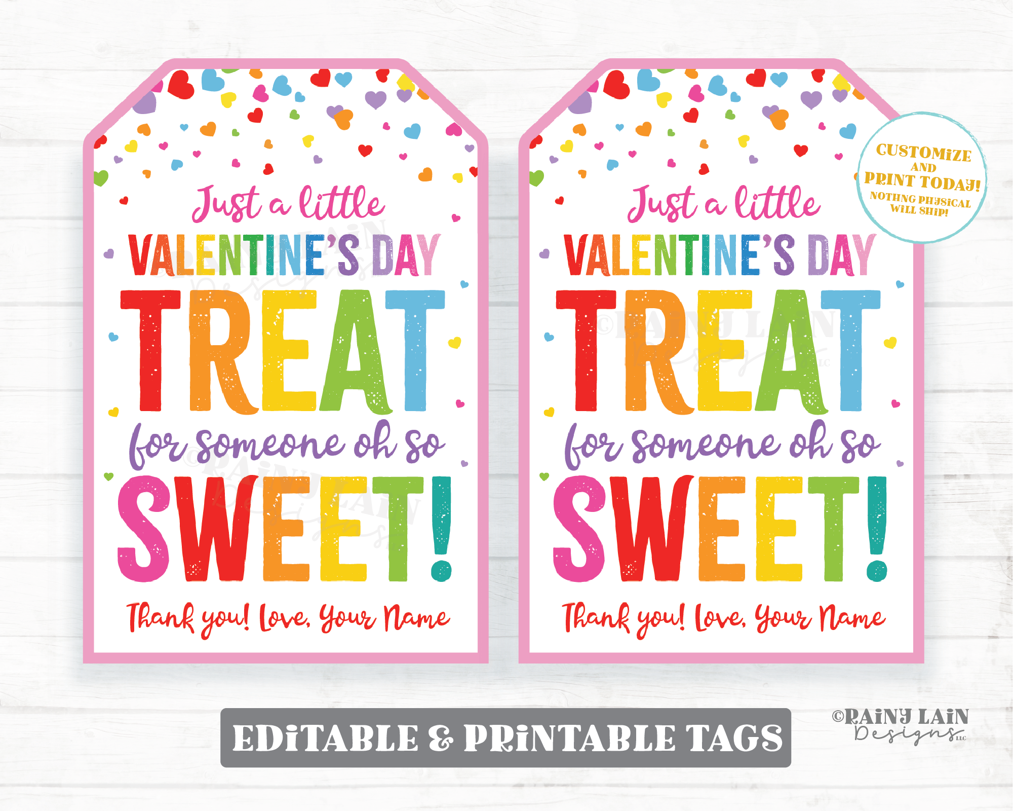 Valentines for someone you shop just met