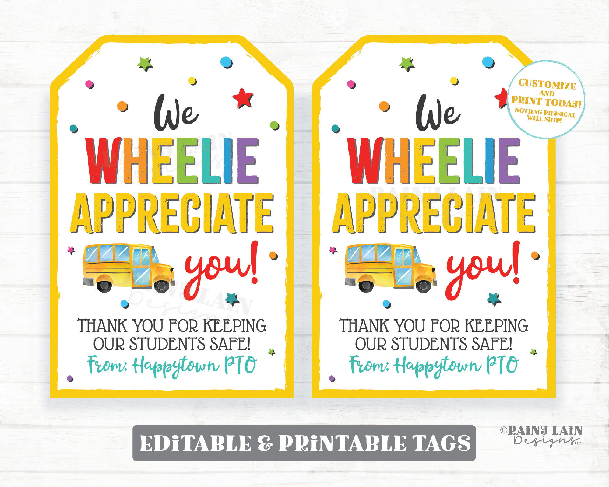 Bus Driver Gift Tag We Wheelie Appreciate You National School Bus Driv – Rainy Lain Designs LLC bus-driver-gift-tag-we-wheelie-appreciate-you-national-school-bus-driv-rainy-lain-designs-llc